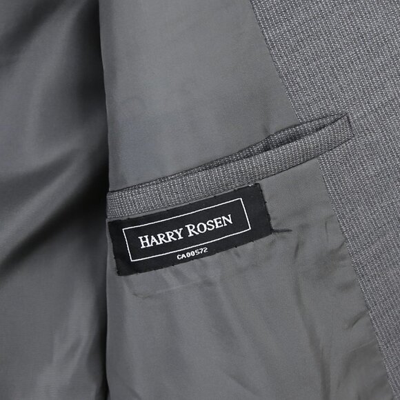 Z Zegna Tailored Wool Fully Lined Men's Grey Blazer Drop 8 Size 8-50L - Picture 4 of 9